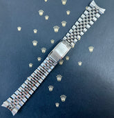 Rolex Datejust 1963 20mm Jubilee Bracelet Steel Crown Ref 1601 "55" end links